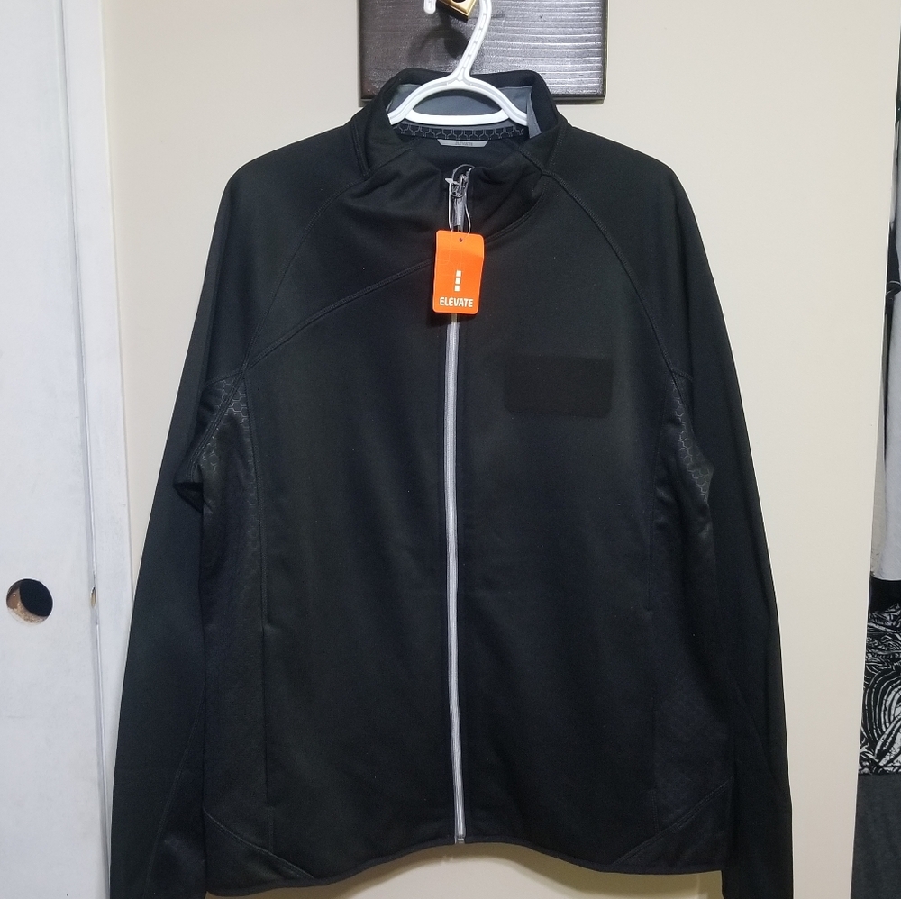 Elevate athletic Jacket Men's M Black NWTag